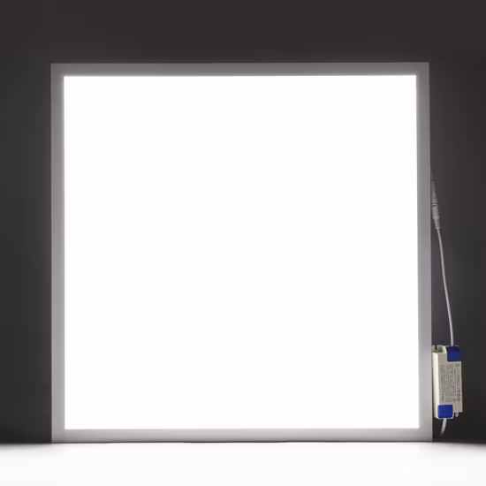 LED Troffer Flat Panel Drop Ceiling Light Dali Dimmable PMMA, 40W 130lm/W 4000K Day Light Drop Ceiling Light