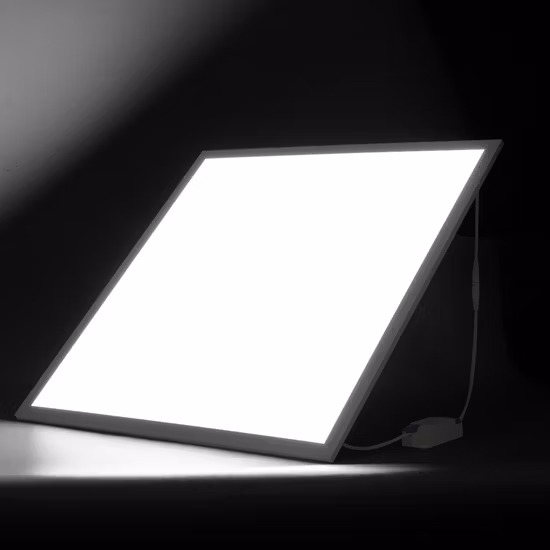 LED Troffer Flat Panel Drop Ceiling Light Dali Dimmable PMMA, 40W 130lm/W 4000K Day Light Drop Ceiling Light