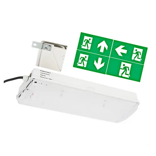 LED Emergency Water Proof Bulkhead Rechargeable Lamp Maintained Exit